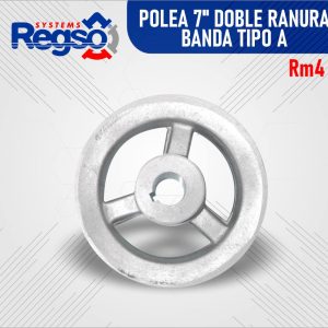 POLEA DOBLE RANURA 7” TIPO A RM4